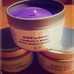 100% soy hand poured candles 6oz